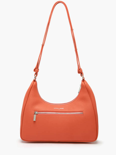 Schoudertas Manaus Leder Nathan baume Oranje brasil 2 ander zicht 4